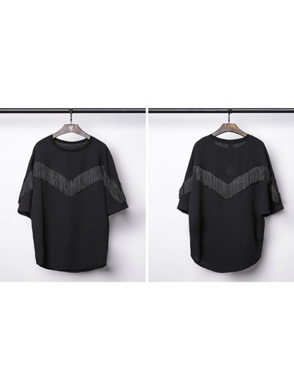 Yamamoto Style Tassel Bat Sleeve T-Shirt