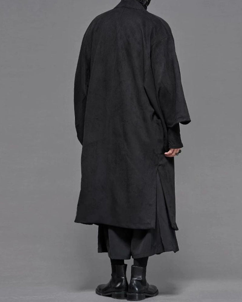 Yamamoto Suede Long Kimino Jacket