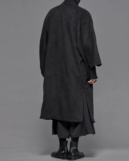 Yamamoto Suede Long Kimino Jacket