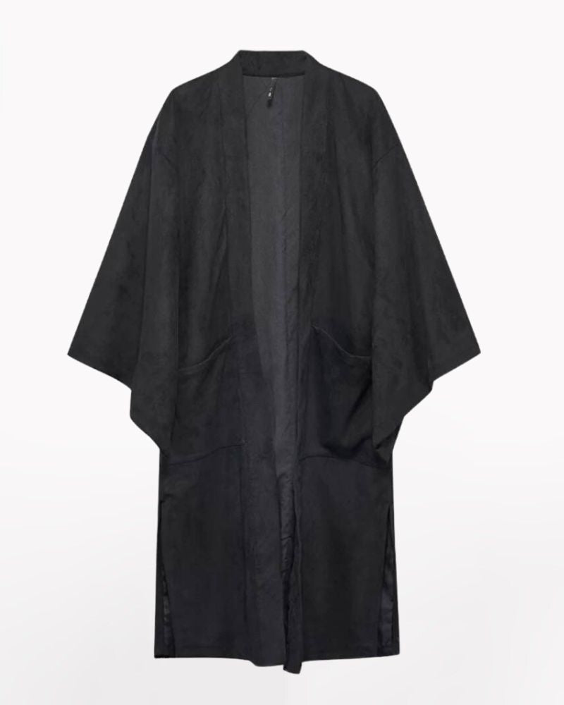 Yamamoto Suede Long Kimino Jacket