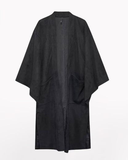 Yamamoto Suede Long Kimino Jacket