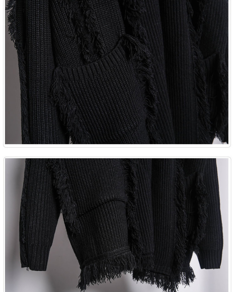 Yamamoto Tassel-Design Knitted Sweater