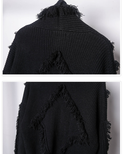 Yamamoto Tassel-Design Knitted Sweater