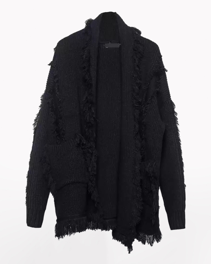 Yamamoto Tassel-Design Knitted Sweater