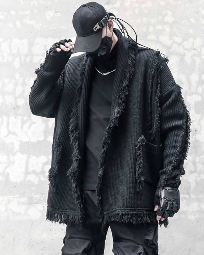 Yamamoto Tassel-Design Knitted Sweater