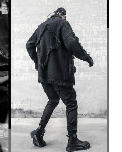 Yamamoto Tassel-Design Knitted Sweater