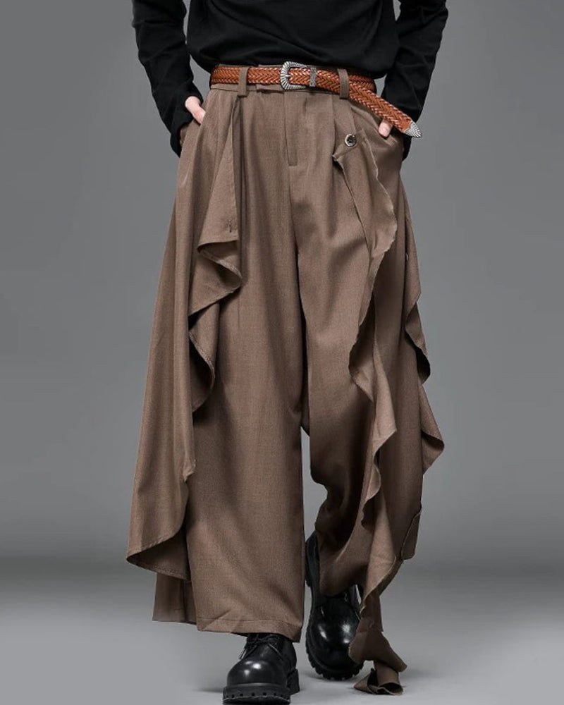 Modern Japanese Wide Leg Vintage Hakama Pants – Techwear Official