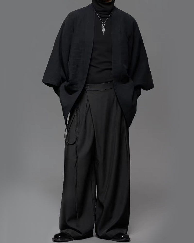 Modern Japanese Full-cut Vintage Hakama Pants – Techwear Official