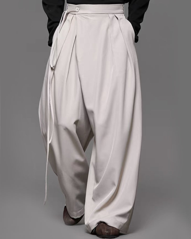Modern Japanese Full-cut Vintage Hakama Pants – Techwear Official