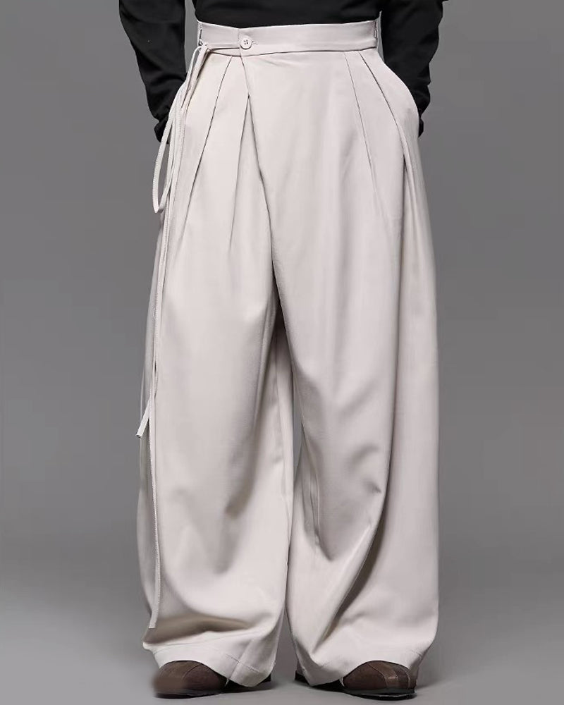 【BEIGE】NYLON HAKAMA PANTS Sillage Hakama Pants - Beige Twill | Wallace Mercantile Shop