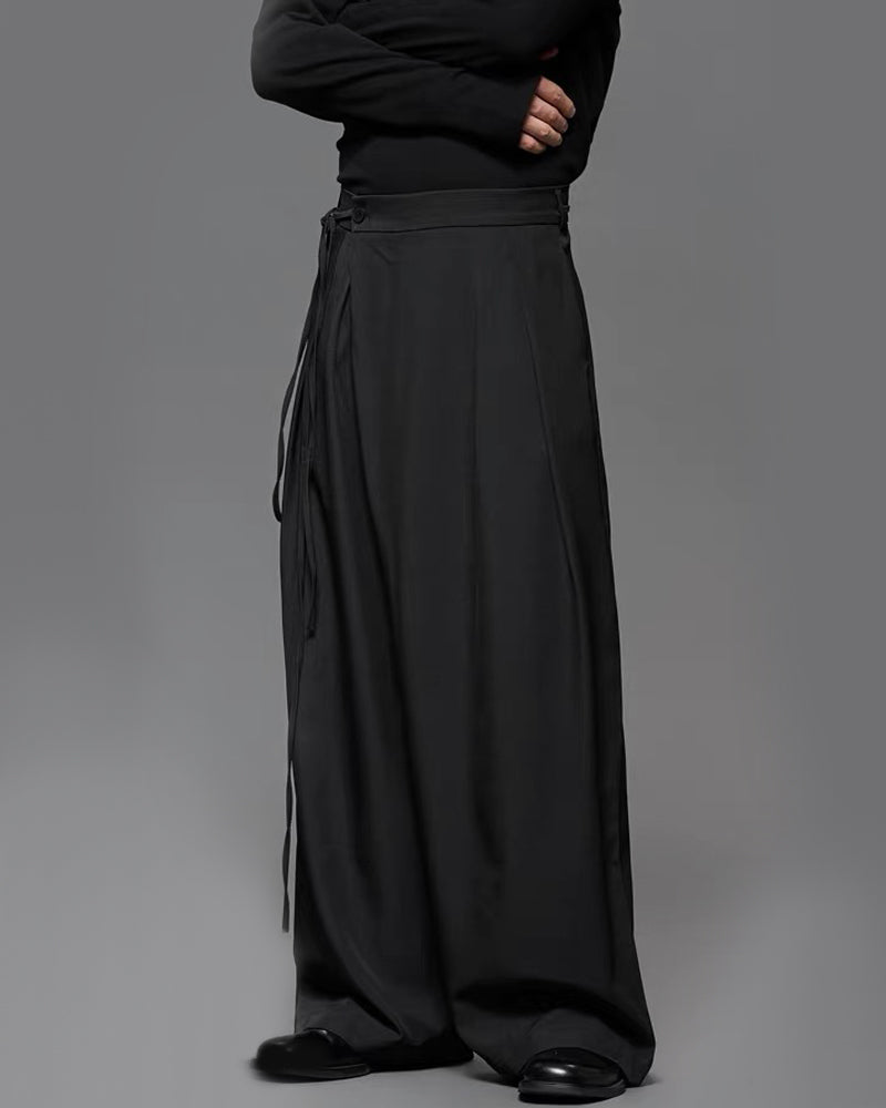 Modern Japanese Full-cut Vintage Hakama Pants – Techwear Official