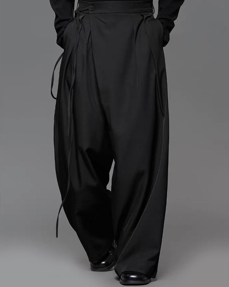 Modern Japanese Full-cut Vintage Hakama Pants – Techwear Official