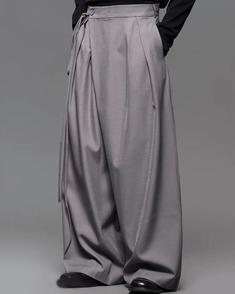 Modern Japanese Full-cut Vintage Hakama Pants – Techwear Official