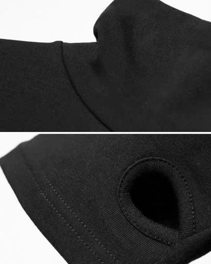 Yamamoto Mock Neck Long-Sleeve T-shirt