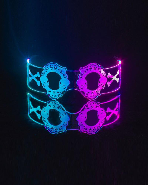 A Kiss For Luck Party Luminous Goggles - Techwear Official