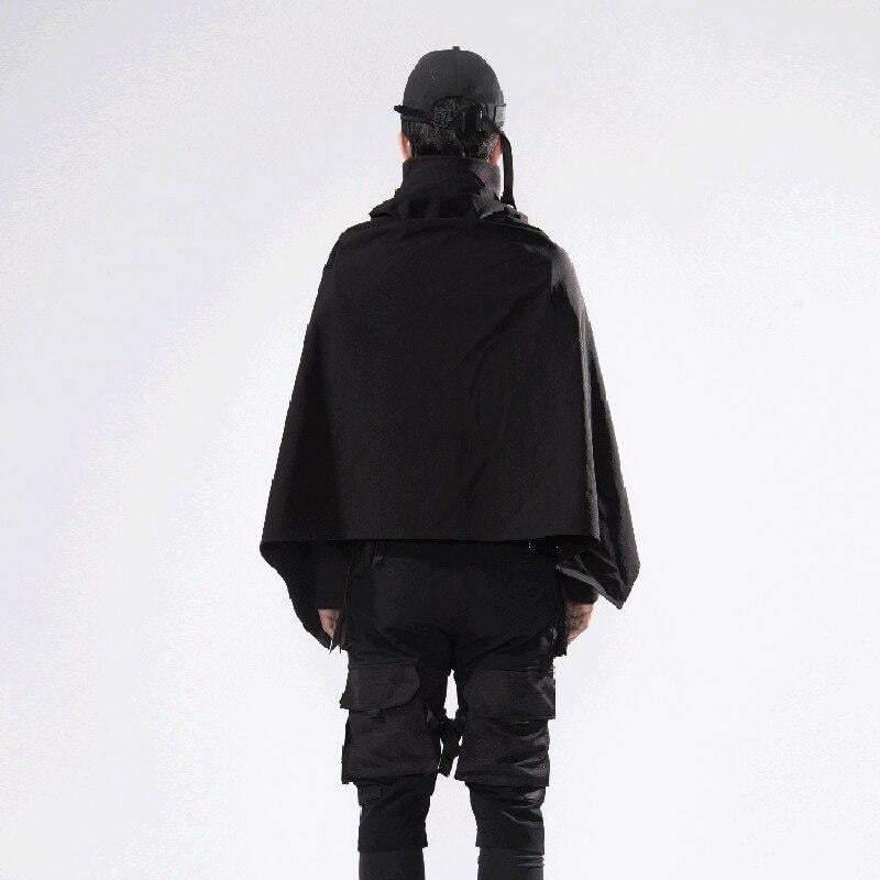 Techwear Cloak,cape,cloak and dagger,invisibility cloak,invisible cloak,cloak brand,black cloak,mens cloak,men&