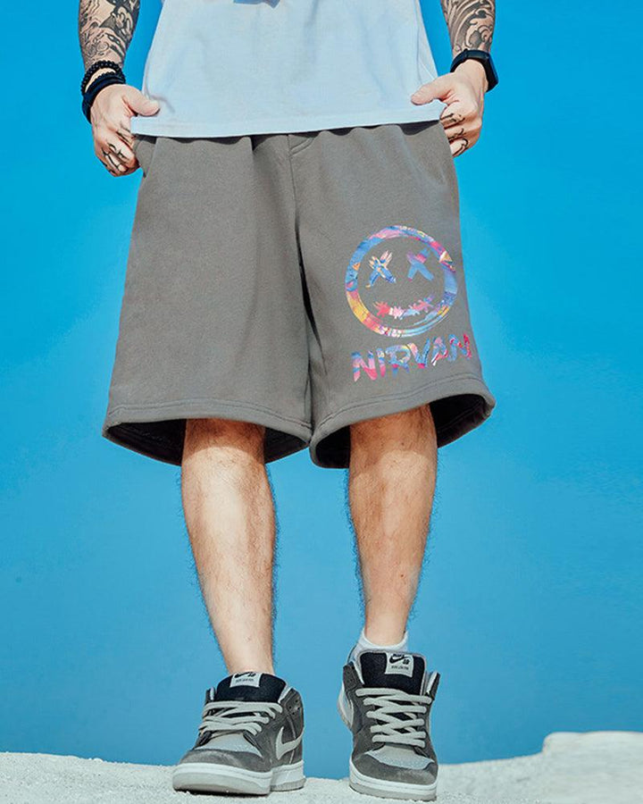 All About Demon Smiley Shorts - Techwear Official