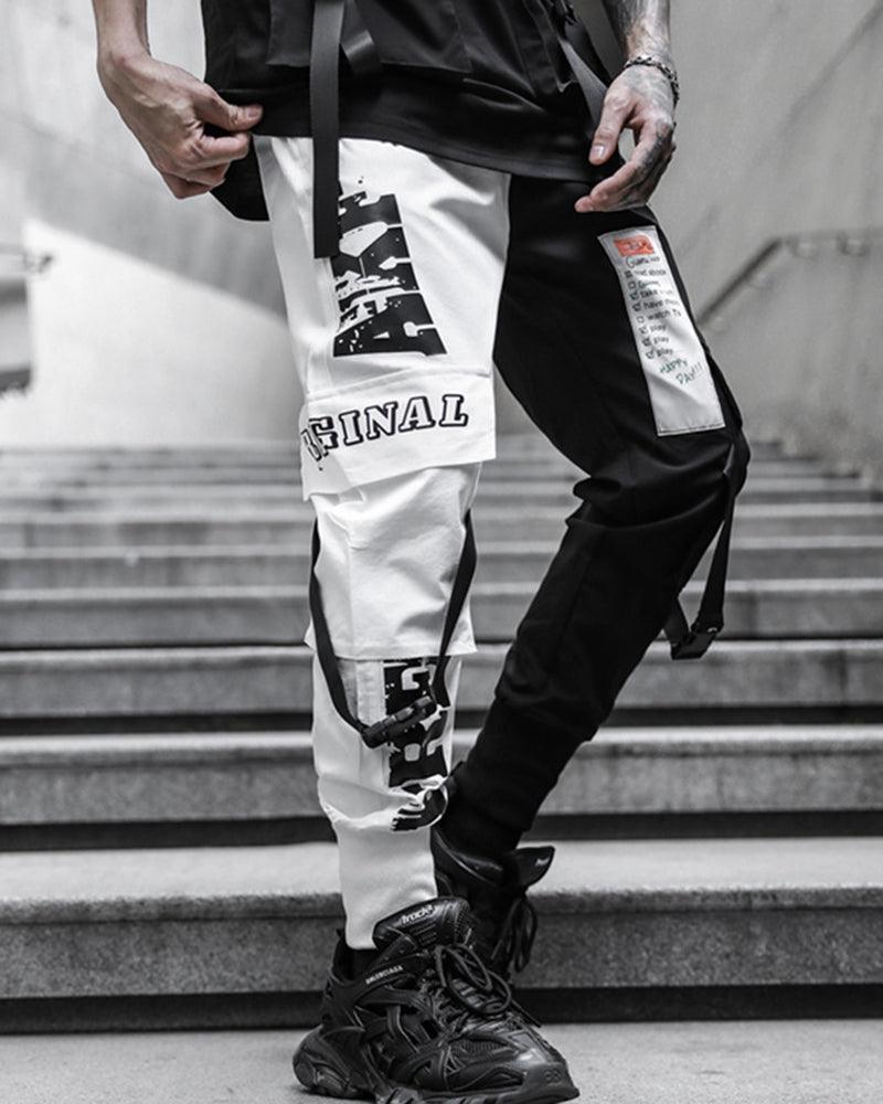 All Grown Up Contrast Colors Pants - Techwear Official