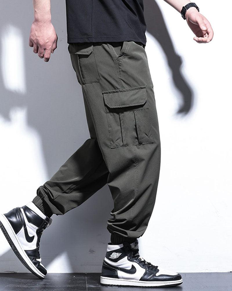techwear pants,techwear cargo pants,black cargo pants,black cargo pants mens,black cargo pants outfit,green cargo pants men,camo cargo pants,mens camo cargo pants,tactical cargo pants,army cargo pants,camouflage cargo pants,cargo jogger pants,Ice Silk Pants,Summer Pants