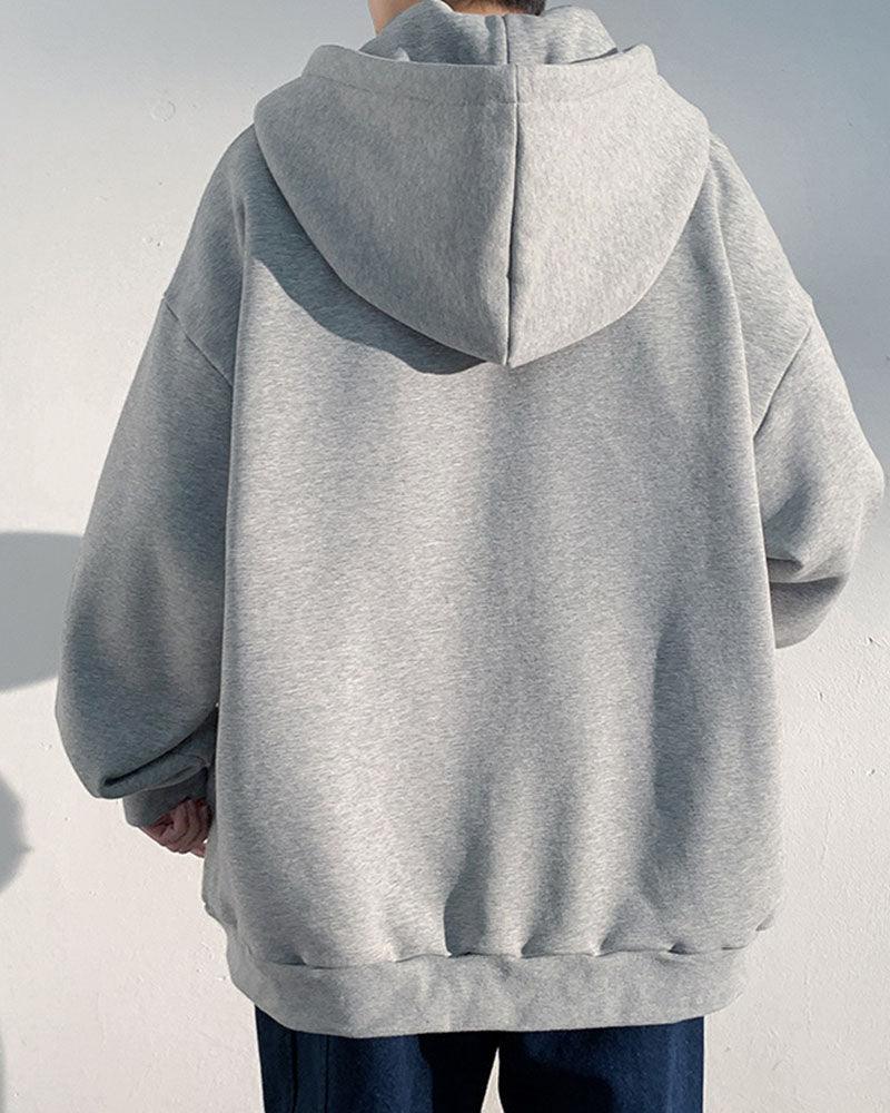 All Warm Urban Thick Zip Hoodie - Techwear Official