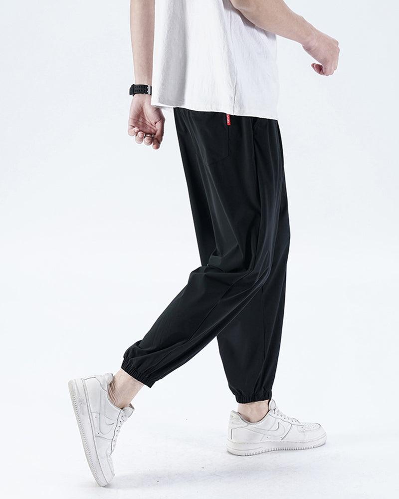 Summer Party Ice Silk Jogger Pants - Techwear Official