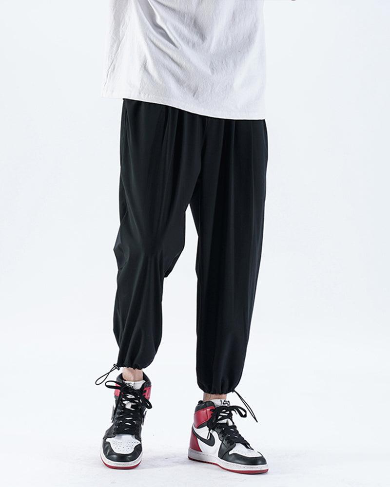 Summer Party Ice Silk Jogger Pants - Techwear Official