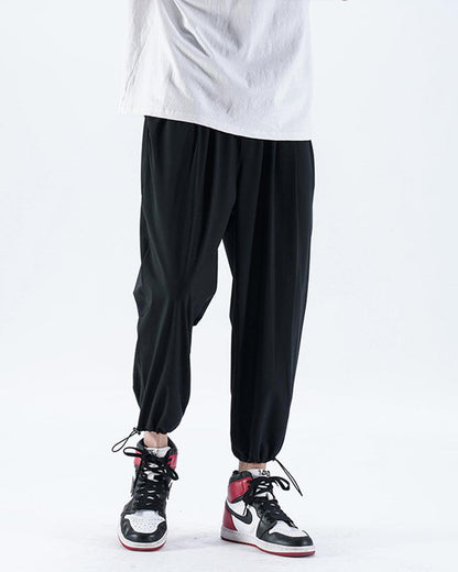 Summer Party Ice Silk Jogger Pants - Techwear Official