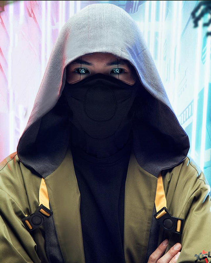 Valentine's Day Gift XIPHEVIL Cyberpunk Assassin Ninja Scarf And Mask ...
