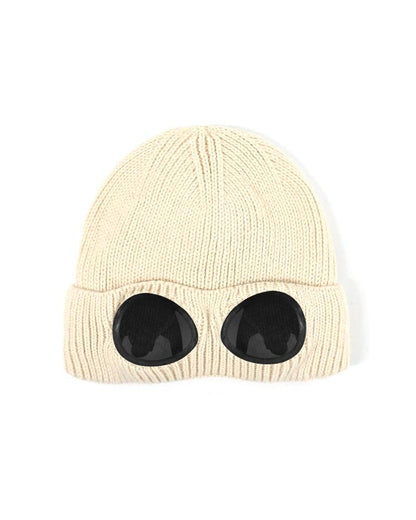 Aviator Sunglasses Knitted Futuristic Hat - Techwear Official