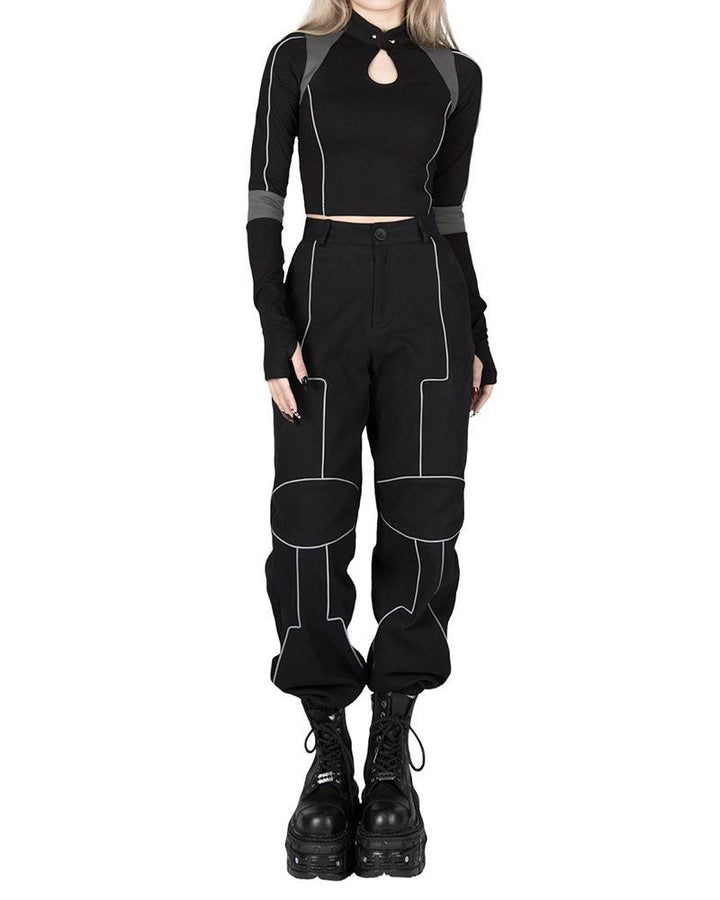Bad Blood Motorcycle Girl Top And Pants Set( (Sold Separately) - Techwear Official