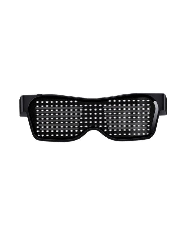Beating Notes Cyberpunk LED Luminous Glasses ( Customizable Text And Image Available) - Techwear Official