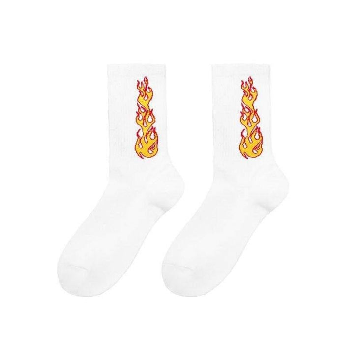 Burning On Fire Socks - Techwear Official
