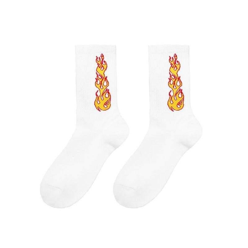 Burning On Fire Socks - Techwear Official