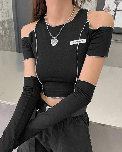 Catch My Drift Patchwork Top - Techwear Official