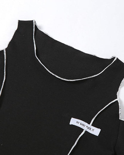 Catch My Drift Patchwork Top - Techwear Official