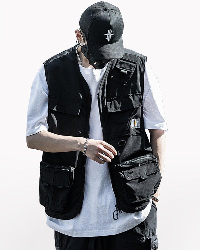 Techwear vest,tactical vest,fishing vest,black vest,motorcycle vest,hunting vest,lightweight mens outdoor vests,outdoor vests,vest jacket,cropped vest,utility vest,biker vest,cargo vest,sleeveless vest,vest outfits,mens vests,vests for men,black vest mens,tactical vest for men,mens black vest