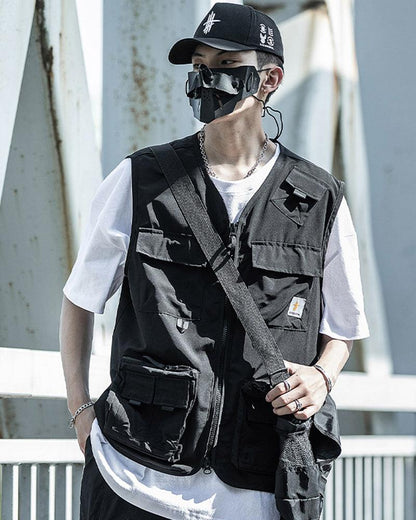 Change Your Focus Big Pocket Vest - Techwear Official