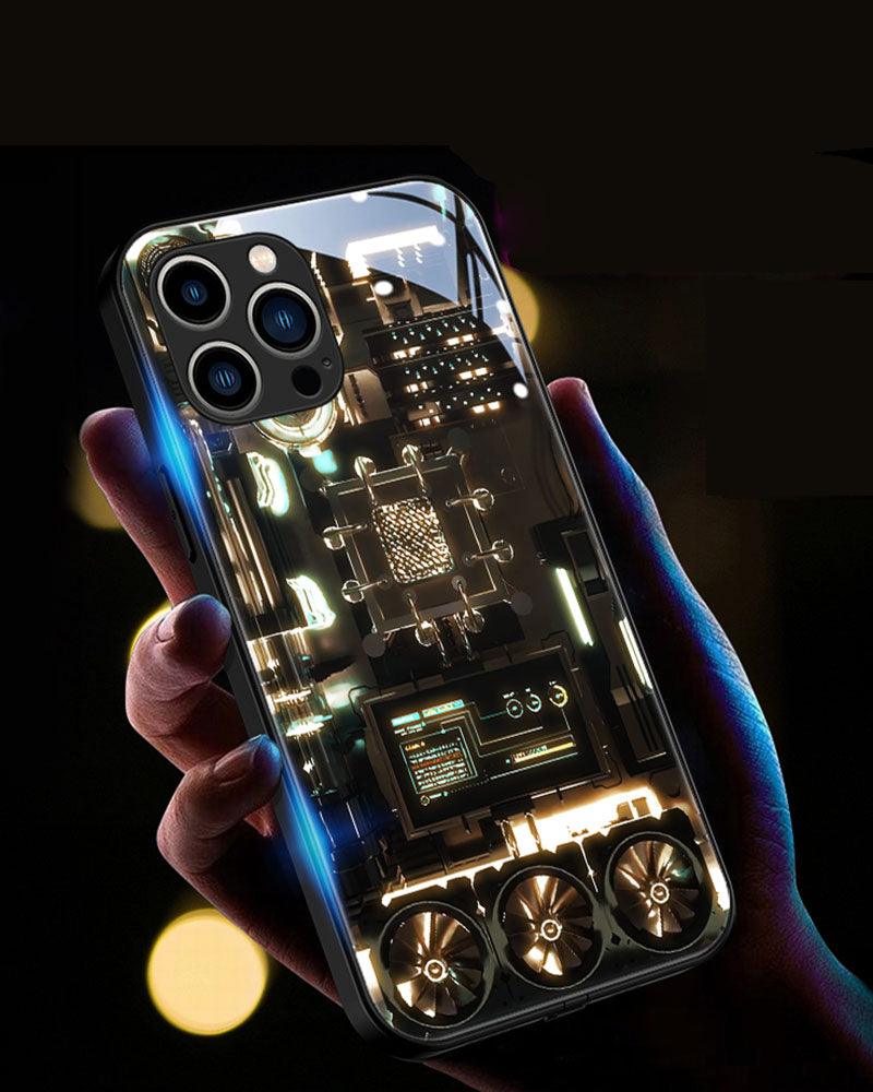 Circuit Board LED Flash Phone Case Techwear Official