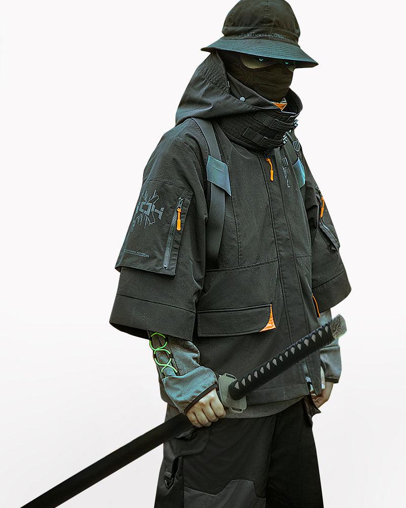 XIPHEVIL City Judge Cyberpunk Samurai Jacket – Techwear Official