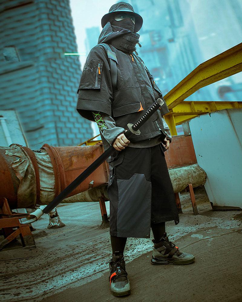 City Judge Cyberpunk Samurai Pants - Techwear Official