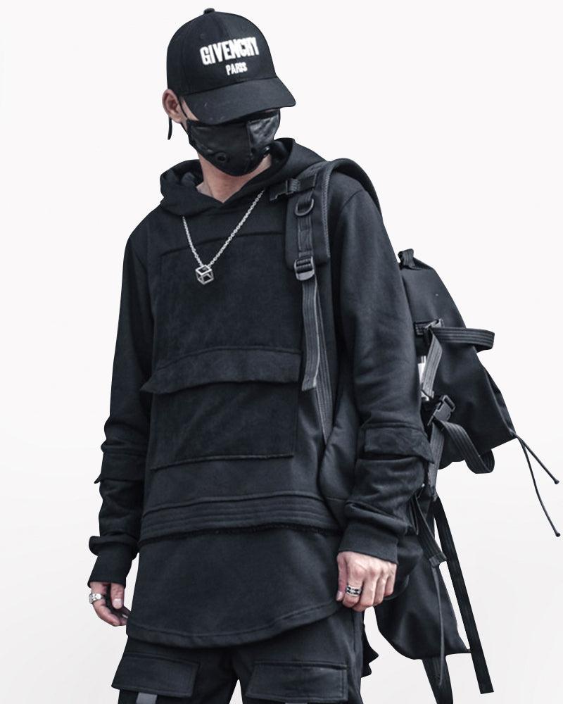 men hooded sweatshirt,mens hoodie,men hoodies,hoodies for men,techwear hoodie,cyberpunk techwear hoodie,japanese techwear hoodie,cyberpunk hoodie,cool hoodie,japanese hoodie,streetwear hoodie,pullover hoodie,techwear,affordable techwear,techwear fashion,Japanese techwear,techwear outfits,futuristic clothing,cyberpunk clothing,cyberpunk techwear,cyberpunk fashion