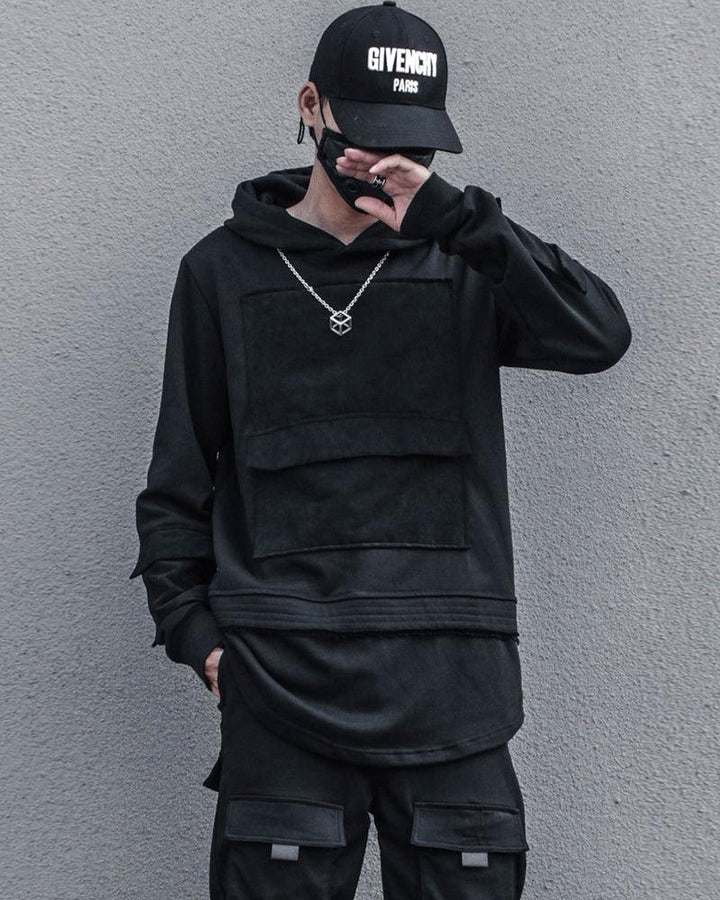 Clinging To You Dark Hoodie - Techwear Official