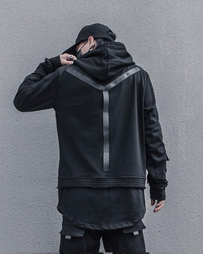 men hooded sweatshirt,mens hoodie,men hoodies,hoodies for men,techwear hoodie,cyberpunk techwear hoodie,japanese techwear hoodie,cyberpunk hoodie,cool hoodie,japanese hoodie,streetwear hoodie,pullover hoodie,techwear,affordable techwear,techwear fashion,Japanese techwear,techwear outfits,futuristic clothing,cyberpunk clothing,cyberpunk techwear,cyberpunk fashion