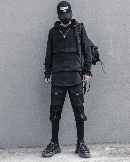Clinging To You Dark Hoodie - Techwear Official
