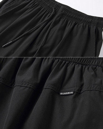 Summer Ice Fruit Ice Silk Calf-length Pants - Techwear Official