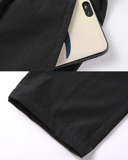 Summer Ice Fruit Ice Silk Calf-length Pants - Techwear Official