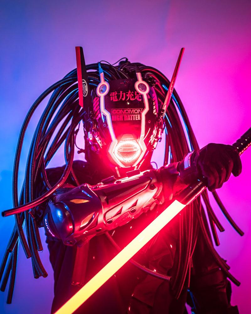cyberpunk helmet,cyberpunk mask,cyberpunk mask helmet,led halloween mask,led mask halloween,cyberpunk art,cyberpunk fashion,cyber fashion,cyberpunk aesthetic,sci fi helmet,futuristic helmet,techwear mask,black face mask,led mask,led face mask,halloween mask