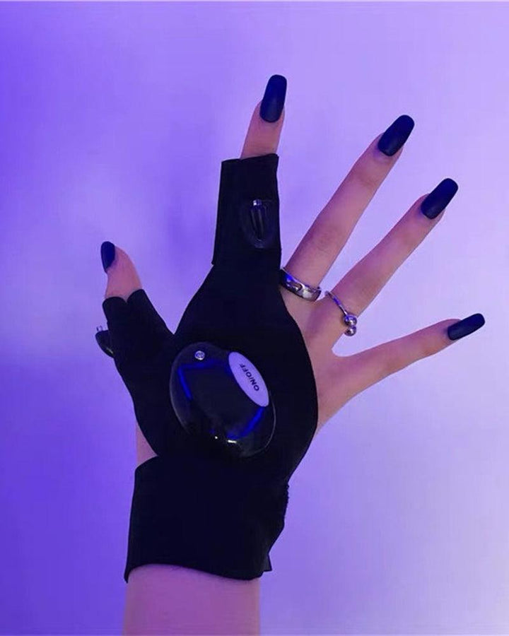 Cybergirl Glow Gloves - Techwear Official