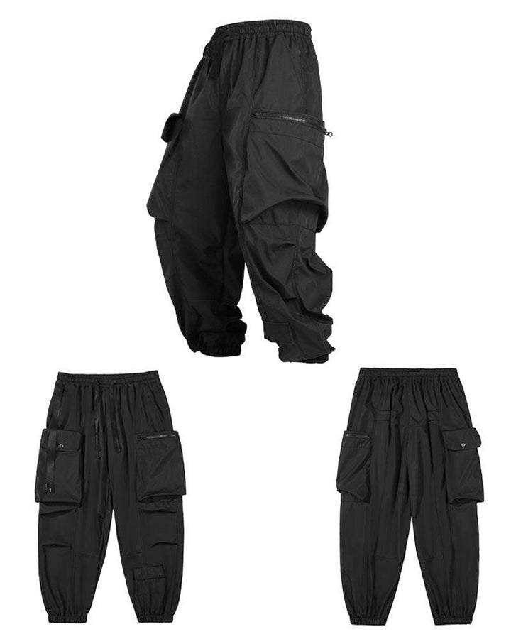 Cyberpunk Large Pockets Cargo Pants - Techwear Official