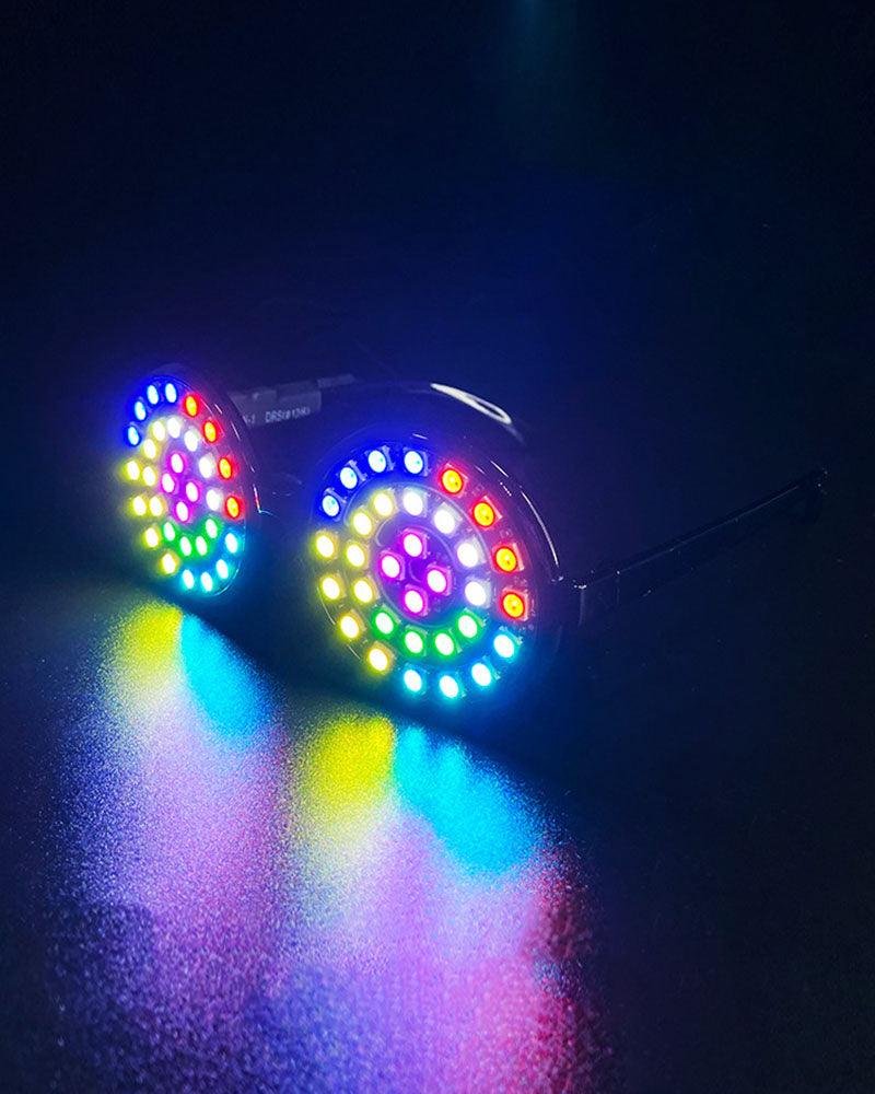 led glasses,light up glasses,led light up glasses,rave glasses,futuristic glasses,futuristic sunglasses,cyberpunk glasses,Stage glasses,concert glasses,Concert Sunglasses,Concert outfits,music festival outfits